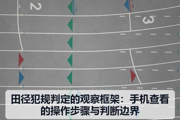 田径犯规判定的观察框架：手机查看的操作步骤与判断边界